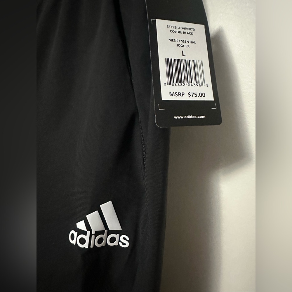 Adidas Men's Essential Black Joggers